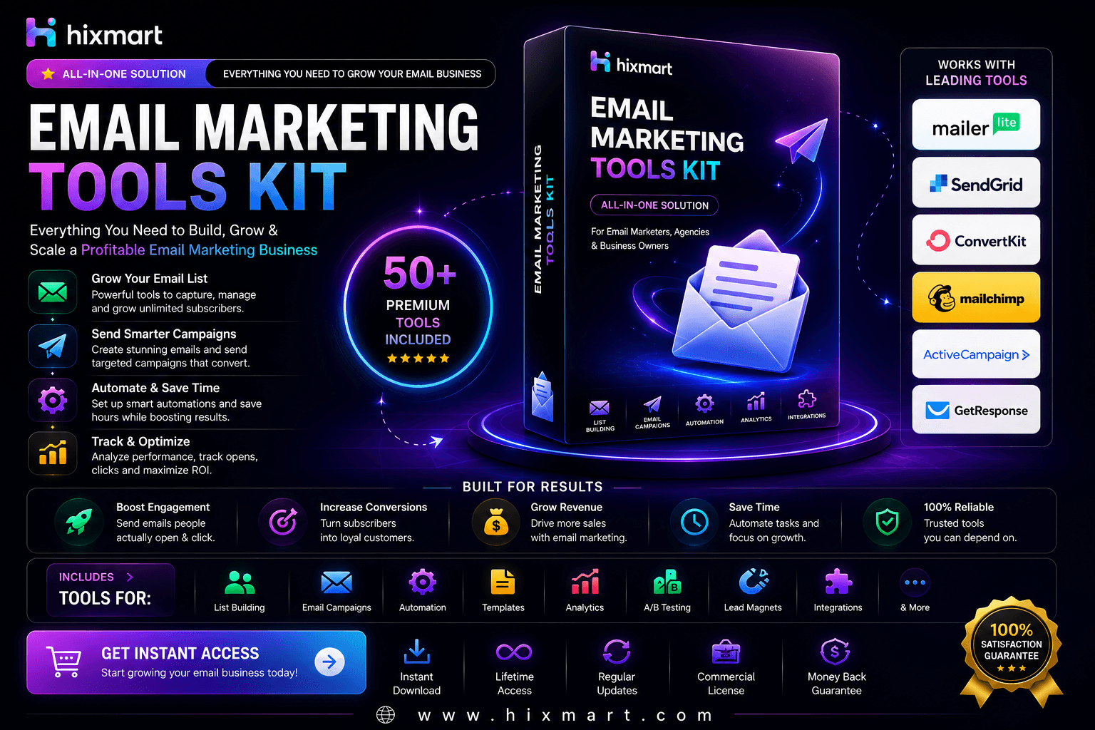 E-mail Markerting Tools Kit — Design Assets on HixMart