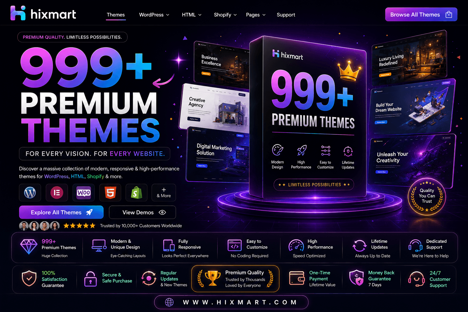 999+ PREMIUM TEMPLATES — Design Assets on HixMart